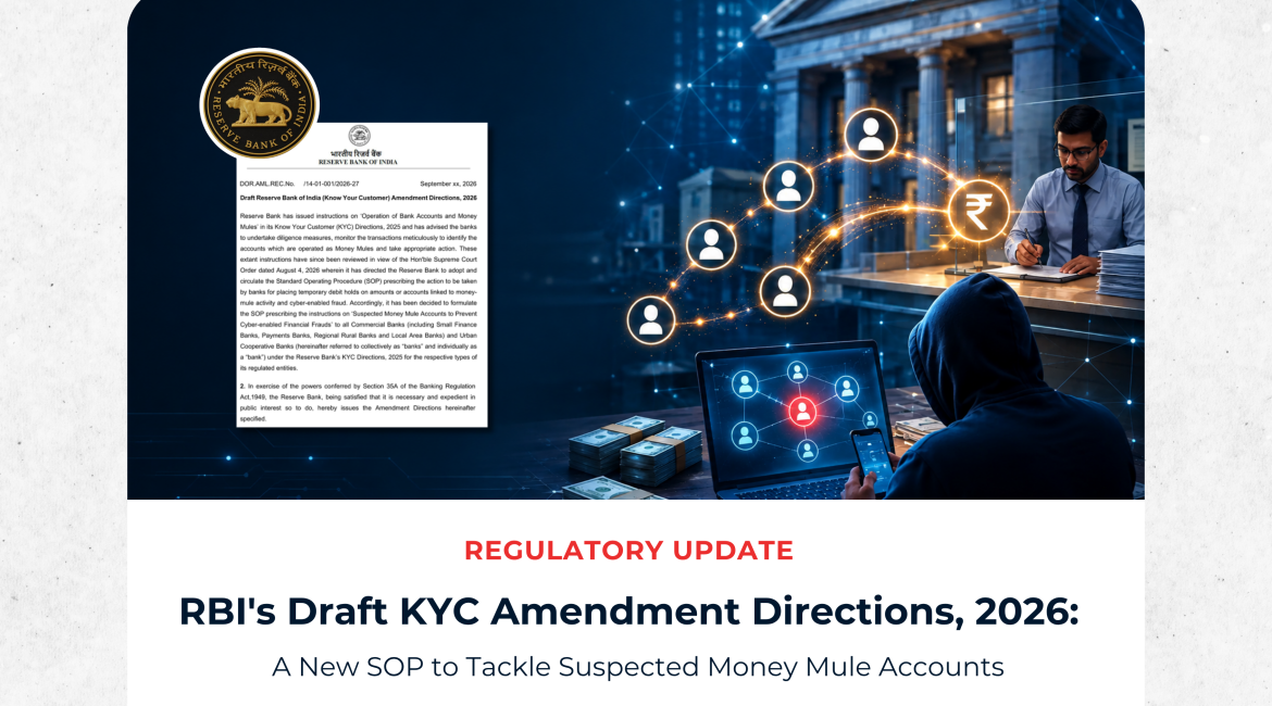 RBI Draft KYC Amendment Directions, 2026 A New SOP to Tackle Suspected Money Mule Accounts - Regulatory Update - IPPC GROUP I.P. Pasricha & Co CA Firm Chartered Accountant