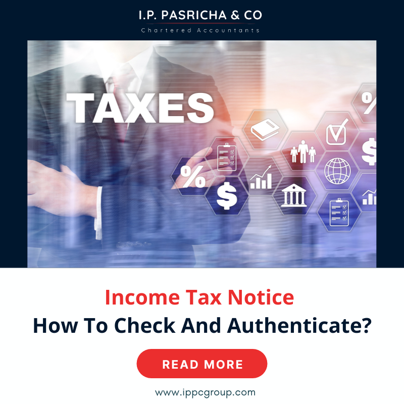 Income Tax Notice – How To Check And Authenticate?