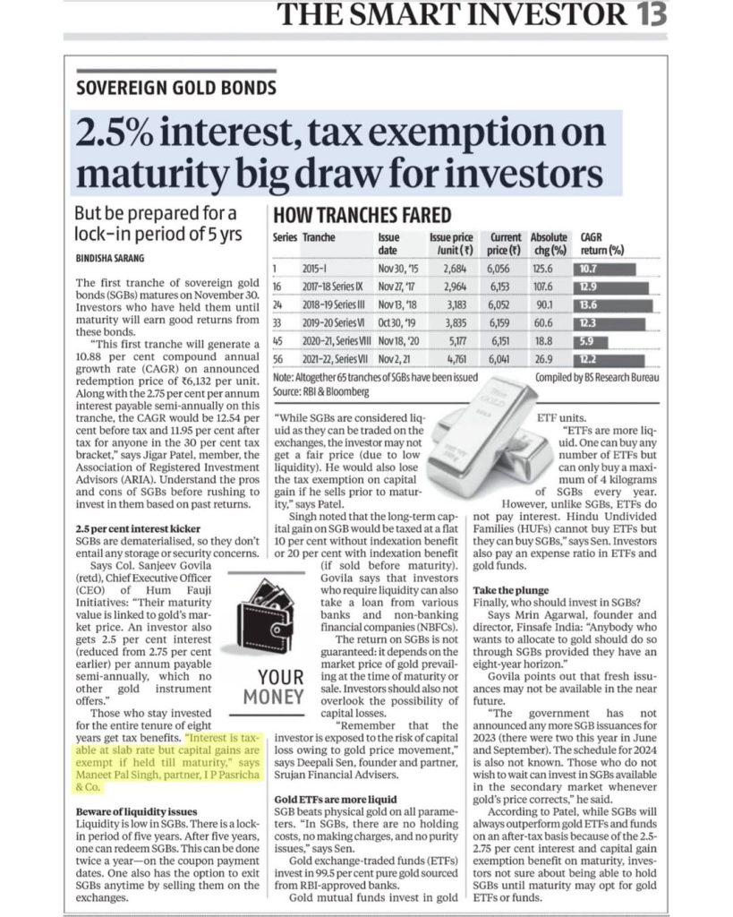 I.P. Pasricha & Co IPPC GROUP Publication – Chartered Accountants, Tax & Regulatory Insights 7